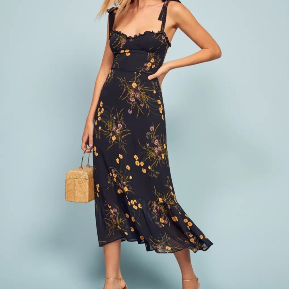 Reformation: Nikita dress (color: mademoiselle)